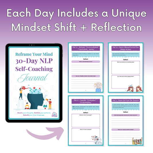 Reframe Your Mind: 30-Day NLP Self-Coaching Journal