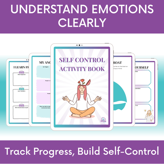 Self Control Activity Book – Digital Download