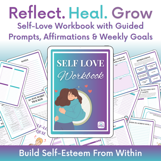 Self-Love Workbook & Planner Bundle (Digital Download)