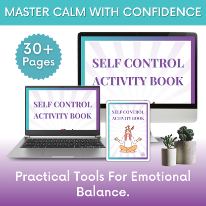 Self Control Activity Book – Digital Download