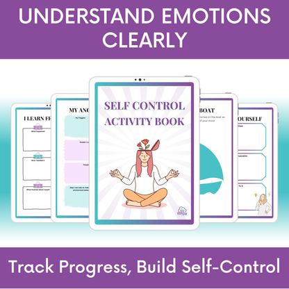 Self Control Activity Book – Digital Download